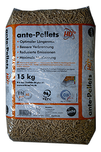 ANTE Pellets HD plus - Längenoptimiert DINplus & ENplus A1 1 Sack mit 15 kg